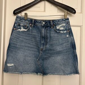 Abercrombie & Fitch Blue Denim Skirt